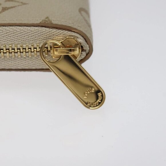 LOUIS VUITTON Monogram Monopanam Zippy Coin Purse Beige M82691 LV Auth BD1311AM - Picture 8 of 16